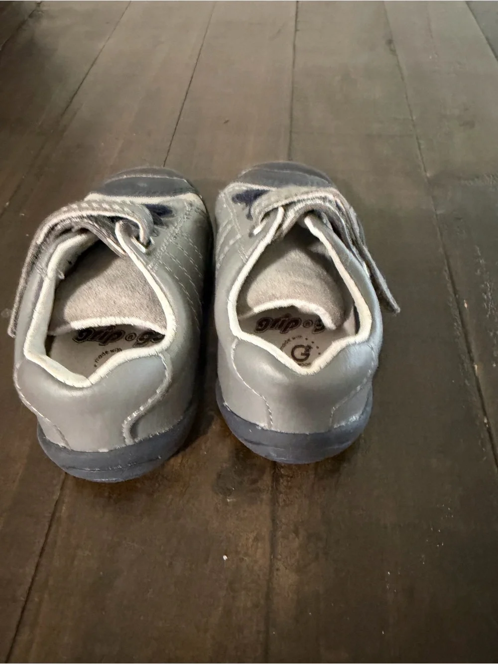 Pediped Grip ’n’ Go Toddler Shoes Gray/Navy – EU Size 20